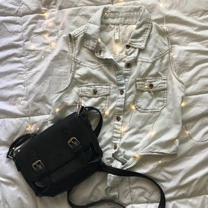 tie front button down